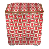 E-Retailer Single Polyester Red Washing Machine Cover for Universal Semi-Automatic - Red