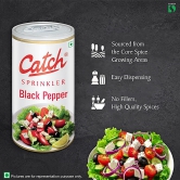 Catch Black Pepper Sprinklers - Adds Flavour & Aroma, 100 G Can