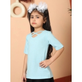 MINI & MING Solid Round Neck Cotton Top