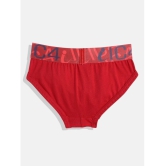 Pack of 2 IC4 Cotton Spandex Boys Briefs ( Red ) - None