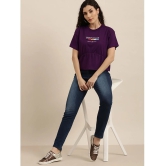 Difference of Opinion - Purple Cotton Loose Fit Womens T-Shirt ( Pack of 1 ) - None