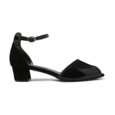 MARC LOIRE - Black Women's Peep Toes Heels - None