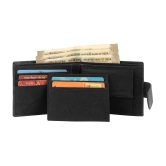 samtroh - Leather Black Mens Regular Wallet ( Pack of 1 ) - Black