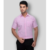 DESHBANDHU DBK - Pink Cotton Regular Fit Mens Formal Shirt (Pack of 1) - None