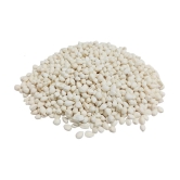 Vardhman 400 Natural Dry White Gajra Beads Dana for Jewelry Making, Gajra, Flower Jewelery