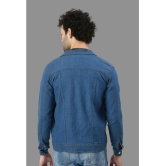 DKGF Fashion Cotton Blend Mens Denim Jacket - Light Blue ( Pack of 1 ) - None