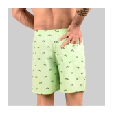 Supersquad Pack of 1 Cotton Mens Boxer- ( Light Green ) - None