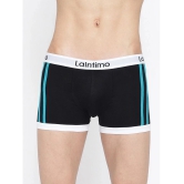 La Intimo Black Cotton Mens Trunks ( Pack of 1 ) - None