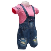 Balloons Multicolor Denim Rompers - 0-6 Months