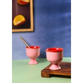 Pink Ice Cream Goblet-Set of four