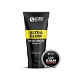 Beardo Ultraglow Face Cream & Lip Balm (Bubblegum) Combo