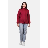 NUEVOSDAMAS - Polyester Maroon Quilted/Padded Jackets - None