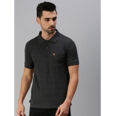 ONN - Charcoal Cotton Blend Regular Fit Mens Polo T Shirt ( Pack of 1 ) - None