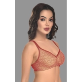 Madam - Red Cotton Blend Lightly Padded Womens Everyday Bra ( Pack of 1 ) - None