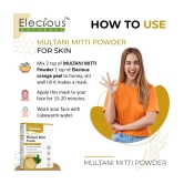 Elecious 100% Natural Multani Mitti powder for Face, Skin and Hair Fullers Earth (200 Grams)