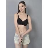 Dollar Missy Black Cotton Lightly Padded Womens T-Shirt Bra ( Pack of 1 ) - None