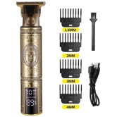 Life Like - Metal Body With LCD Gold Cordless Beard Trimmer With 120 minutes Runtime