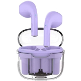 Life Like Transparent Type C True Wireless (TWS) In Ear 10 Hours Playback Powerfull bass IPX4(Splash & Sweat Proof) Purple