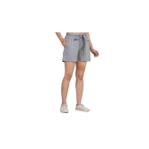 Women Grey Regular Shorts-3XL