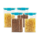 PearlPet - Blue Polyproplene Food Container ( Pack of 4 ) - Blue