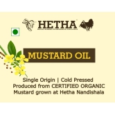 Mustard Oil - Single Origin | Cold Pressed (Size - 1000ml) by HETHA ORGANICS LLP