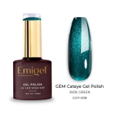 Emigel - Gem Cateye UV Gel Polish - 008 - Jade Green