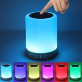 6249 Wireless Night Light LED Touch Lamp Speaker blootuth speaker