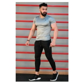 Fuaark - Light Grey Polyester Regular Fit Mens Compression T-Shirt ( Pack of 1 ) - S