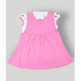 NammaBaby - Pink Cotton Baby Girls Dress ( Pack of 1 ) - None