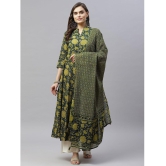 miravan - Green Cotton Women's Anarkali Kurti ( Pack of 1 ) - None