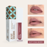 Herb-enriched Matte Liquid Lipstick BYOB HE-13 Soft_Pink_Berry