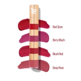 MyGlamm Super 4 Liquid Lipstick Stack - 4 in 1 Velvet Matte Lipstick | True Bolds (Red + Plum + Vermillion + Pink) | Transfer & Smudge Proof