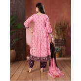 Aarika Pink Rayon Girls Suit Sets ( Pack of 1 ) - None