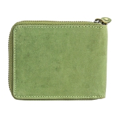 Vital King Men Trendy, Formal Green Genuine Leather RFID Wallet  (7 Card Slots)