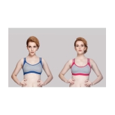 Kiran Enterprises Pack of 2 Cotton Non Padded Womens Everyday Bra ( Multicolor ) milach sport bra - None