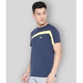 YUUKI - Navy Blue Polyester Regular Fit Mens Sports T-Shirt ( Pack of 1 ) - L