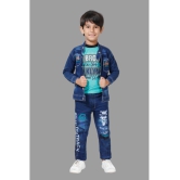 DKGF Fashion - Green Cotton Blend Boys T-Shirt & Jeans ( Pack of 1 ) - None