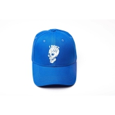 I Dont Care Printed Royal Blue Cap