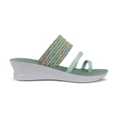 Bersache Green Womens Flats - None