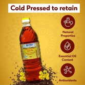 Sri Sri Tattva Premium Kachi Ghani Mustard Oil Bottle, 500ml