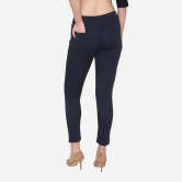 Women's  Cotton Stretchable Jeggings - Navy Navy XXL