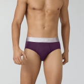 Illuminati Modal Briefs Plum Purple XXL