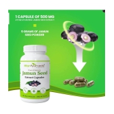 Attar Ayurveda Jamun Seed Extract Capsule 500mg, 60 capsules | Veg Capsules (Pack of 1)