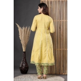 Fashionable Women Kurti Dupatta Set-L / Yellow