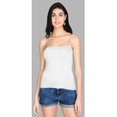 Madam Camisole Cotton Blended Camisoles - White Single - None