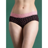 Women''s Sexy Lace Hipster Underwear | Mid Waist Boyshorts | Panties For Women| Briefs 3 Packs-Yellow::Maroon::Green / XXL / 95% Micro Modal & 5% Spandex