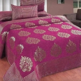 Chennile Premium Bedsheet-PINK