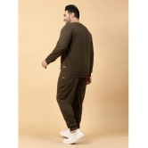 Rigo Dark Green Cotton Blend Regular Fit Mens Tracksuit ( Pack of 1 ) - None