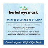 Nature Sure Large Herbal Eye Mask for Digital Eye Strain in Men & Women - 1 Pack