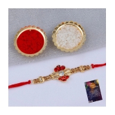 Silver Shine - Red Rakhi Combo ( Pack of 2 ) - None